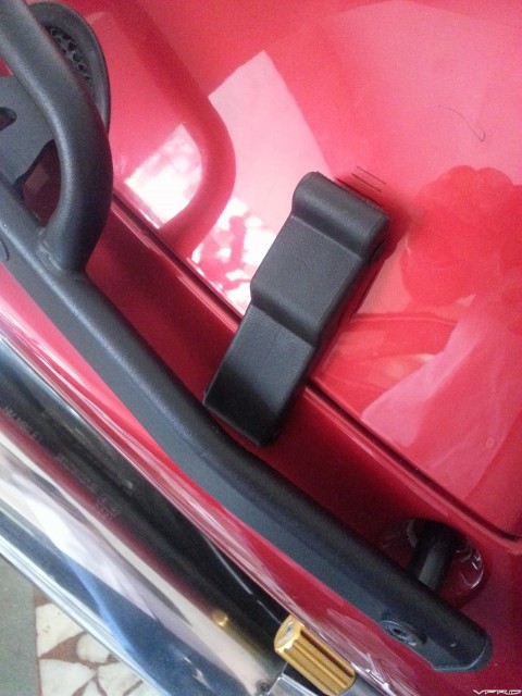 06. Lock fitted On Rear Cowl