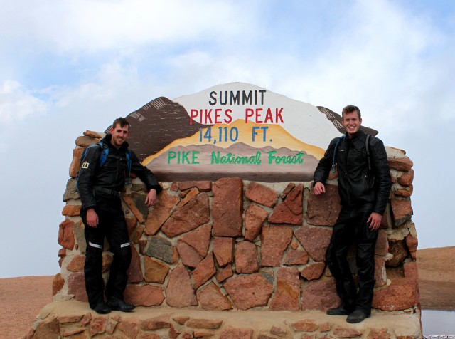 At the peak!